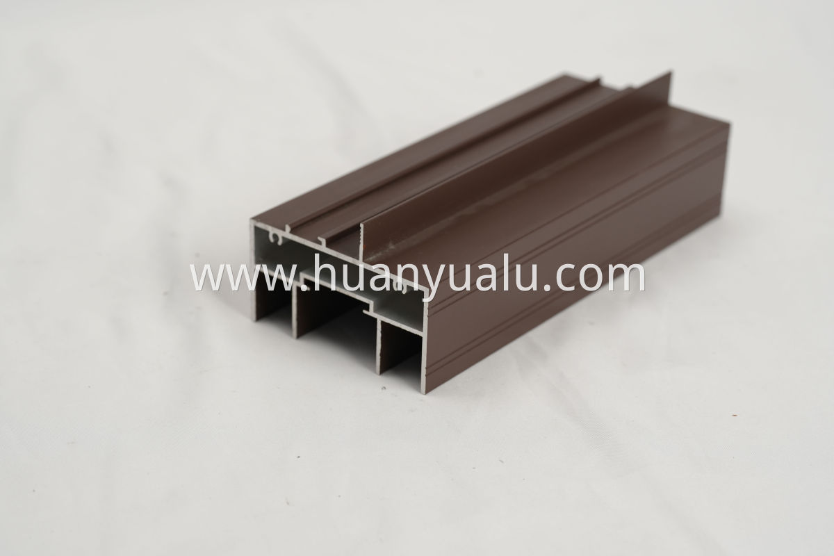 Spray painted door and window profiles